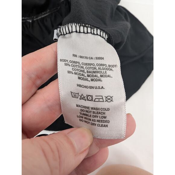 Anthropologie t.la Tiered Tank Top Women's M Black Vacation Beachy Coastal - Picture 6 of 6